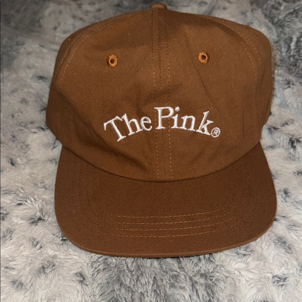 Men’s Or Women’s Vandy The Pink Brown Adjustable Hat! Brand New Rare!
